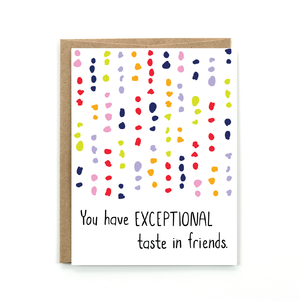 Exceptional Taste Card - Public School Paper Co.