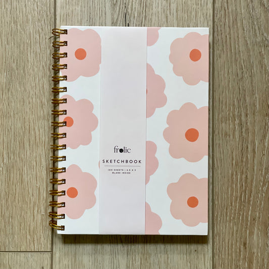 Pink Floral Sketchbook - Frolic - S&H