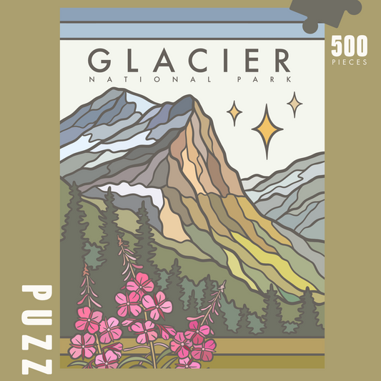 Glacier National Park | 500 Piece Puzzle - Roaming Heart - S&H