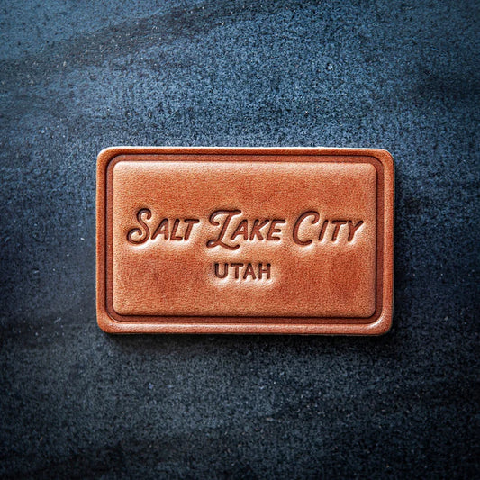 Salt Lake City Leather Magnet