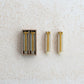 Unscented Present Taper Candles in Gold -  2 Size Options - Creative Co Op - S&H