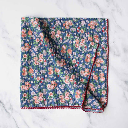 Rose Garden Cotton Scarf - 2 Colors - Tiepology