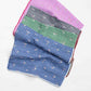 Gingham Floral Cotton Blend Scarf - 3 Colors - Tiepology
