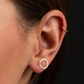 Circle Pin Earrings