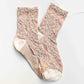 Floral Textured Socks - 3 Colors - Tiepology