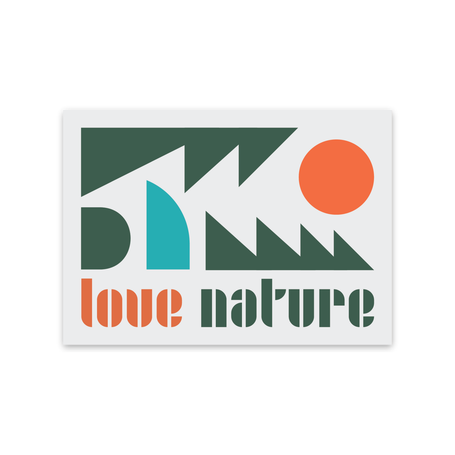 Love Nature Sticker