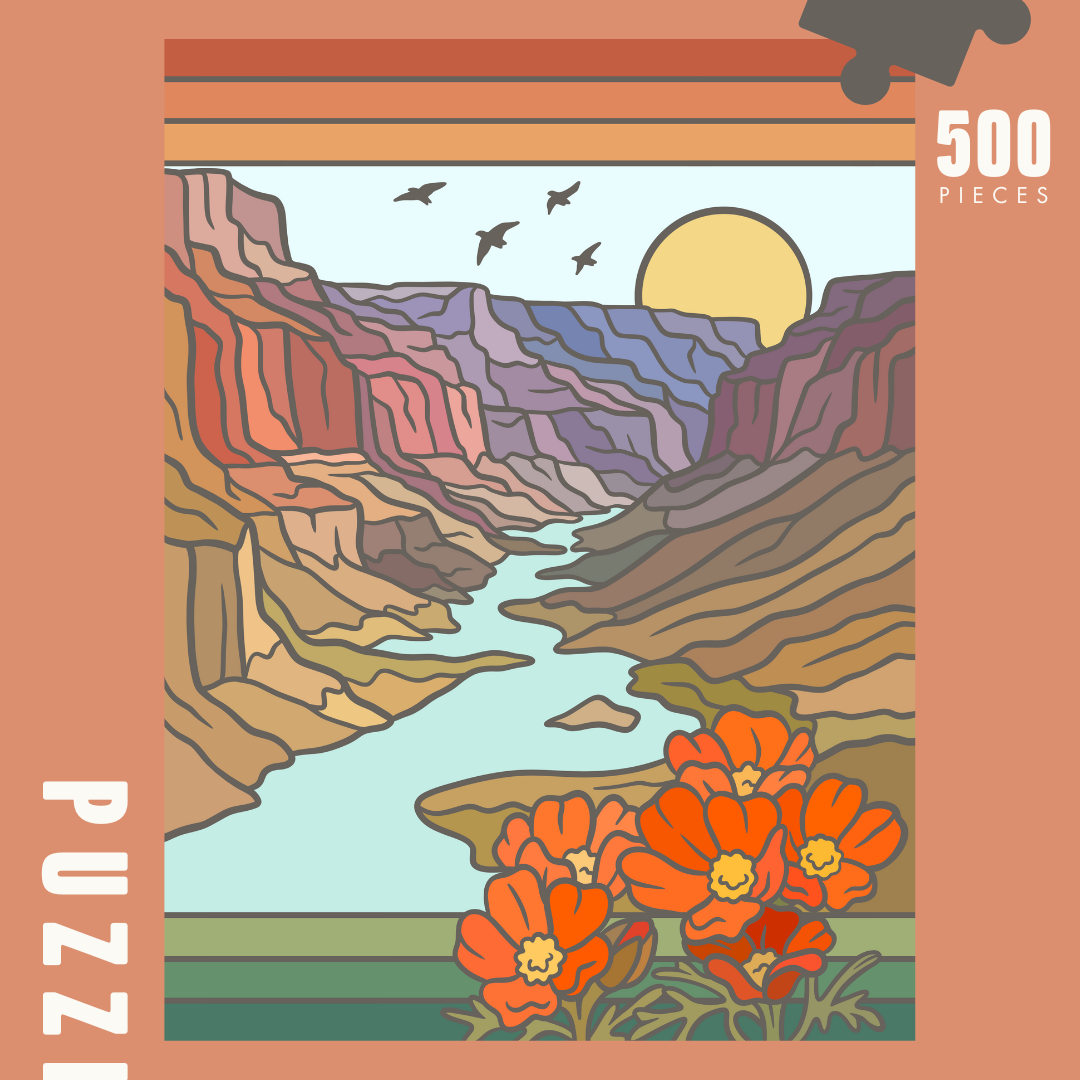 Grand Canyon National Park | 500 Piece Puzzle - Roaming Heart - S&H