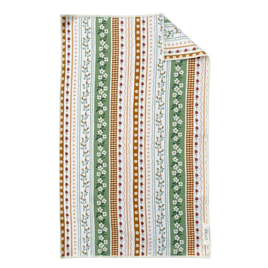 Erin: Double-Sided Hand Towel - Cream - Crae.Home