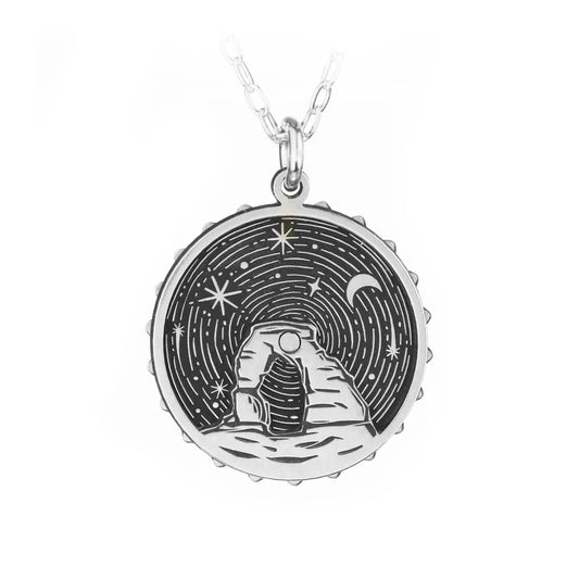 Celestial Arch Spinning Necklace - Bearded Jeweler