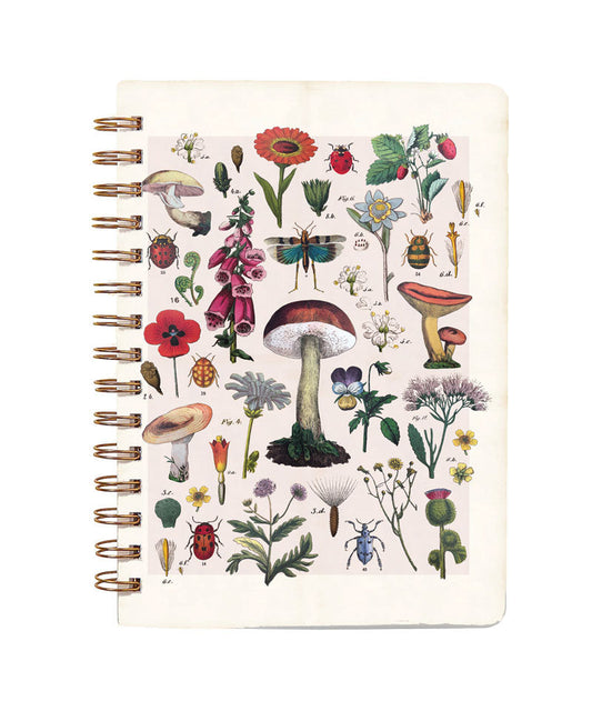 VinTag - S&He Floral Spiral bound Notebook