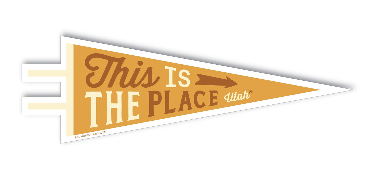 This Is the Place Utah Sticker