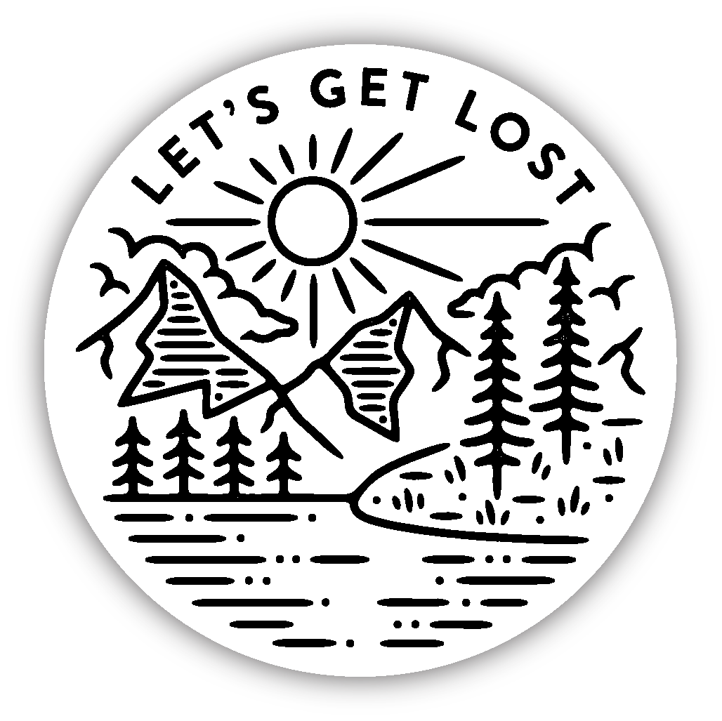 Let's Get Lost - Sticker