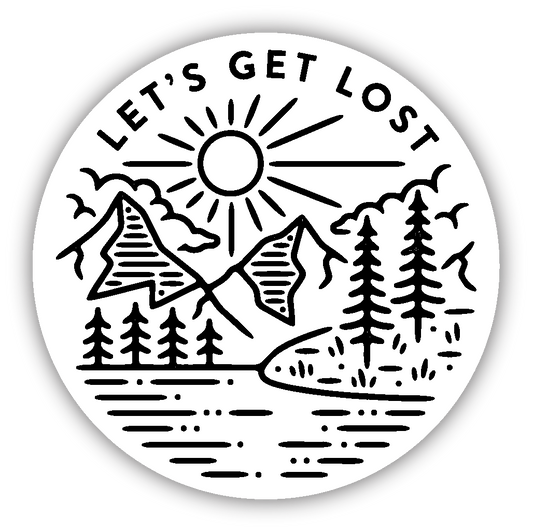 Let's Get Lost - Sticker