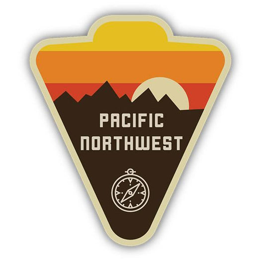 Explore Parks - Compass Badge - Sticker