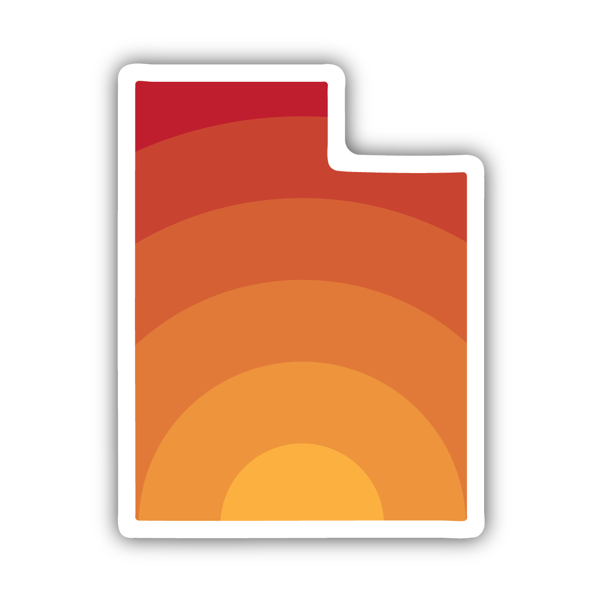 Utah Sunrise - Sticker