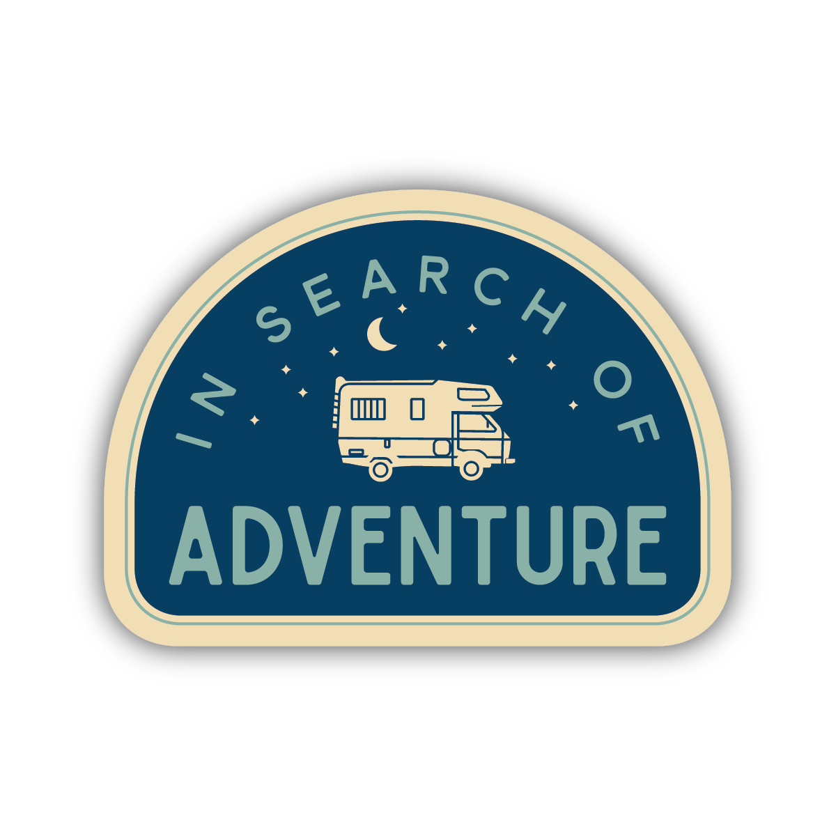 In Search of Adventure - Sticker