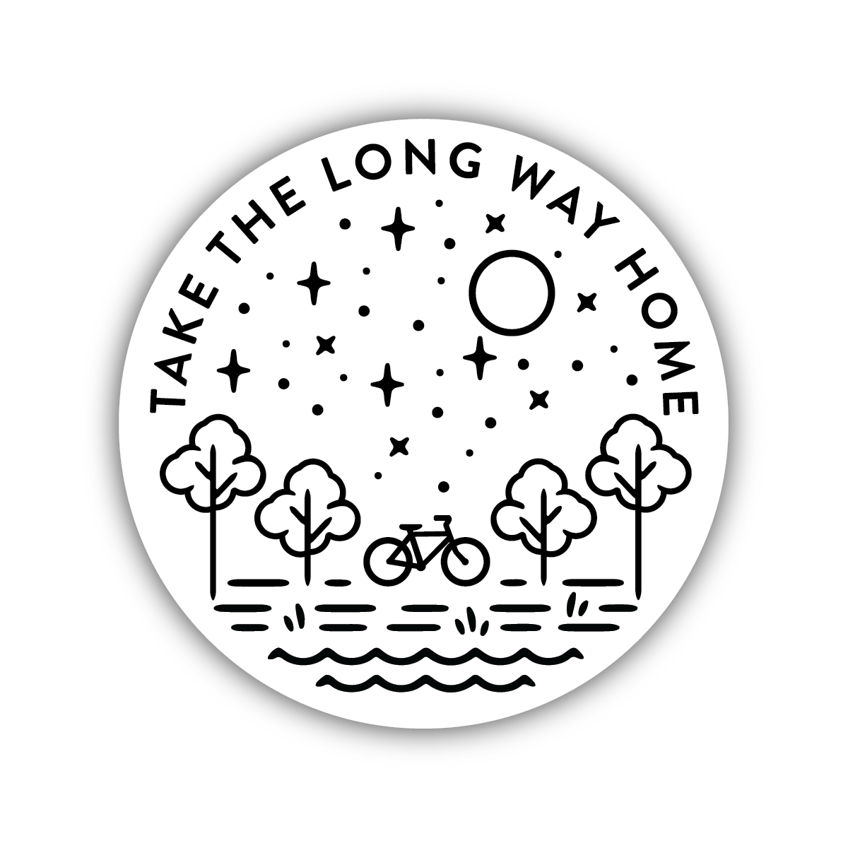 Bike Path - Sticker