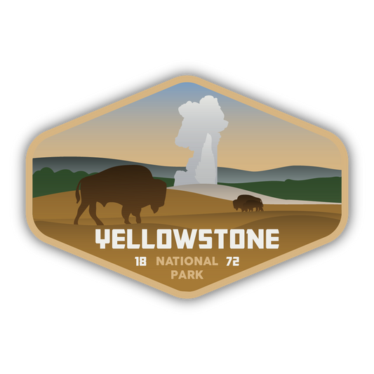 Yellowstone National Park - Sticker