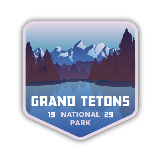 Grand Teton National Park - Sticker