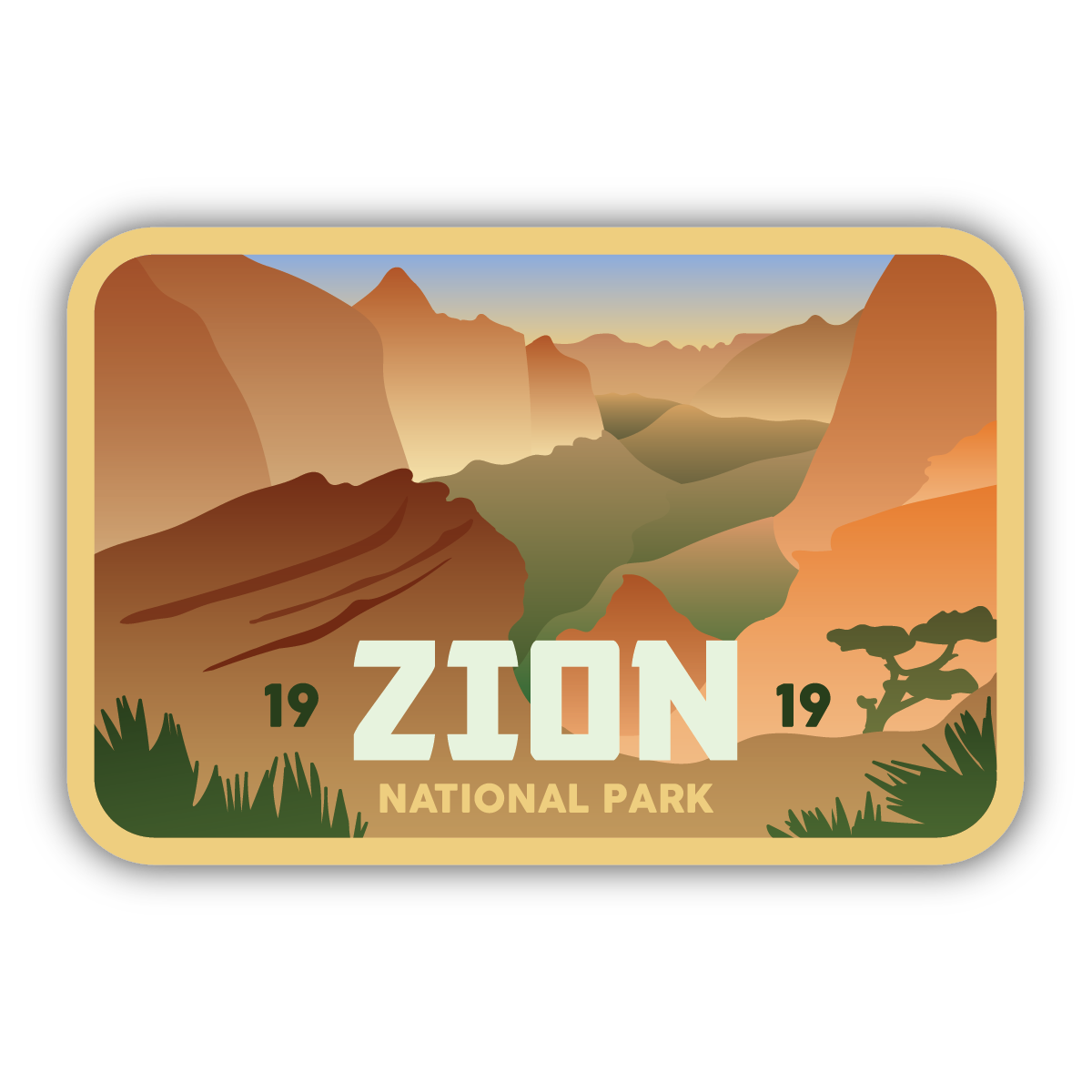 Zion National Park - Sticker