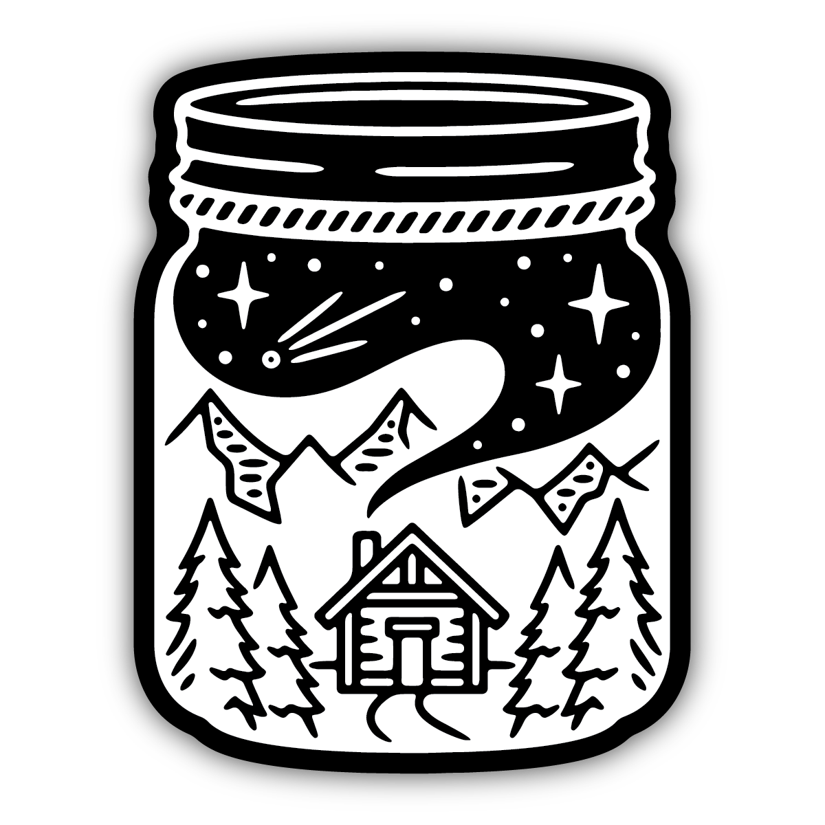 Utah - Cosmic Jar - Sticker