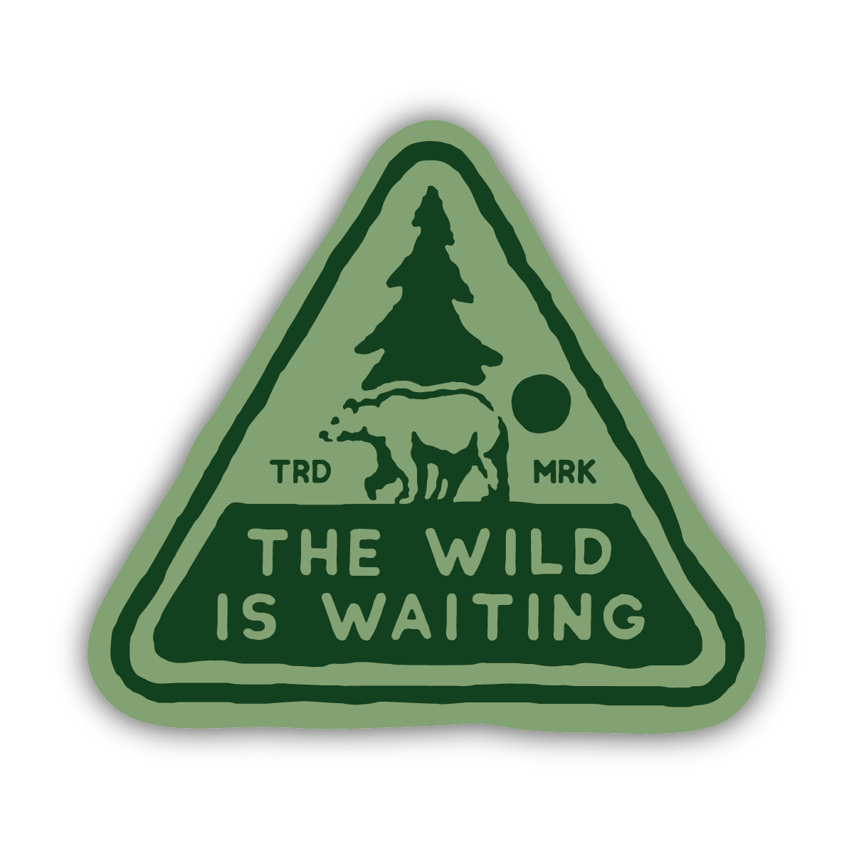 The Wild is Waiting - Sticker