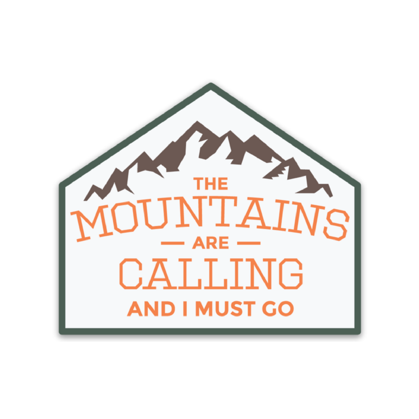 Mountains are Calling Sticker - 2 Colors Available