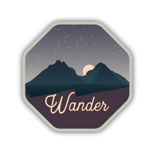 Wander Starry Hills - Sticker