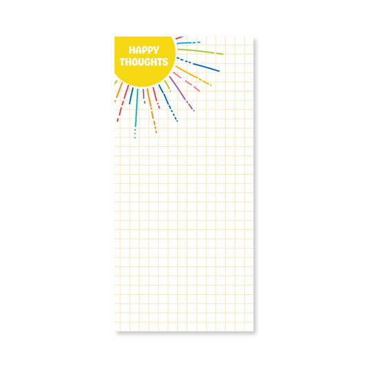 Happy Thoughts List Pad - Public School Paper Co.