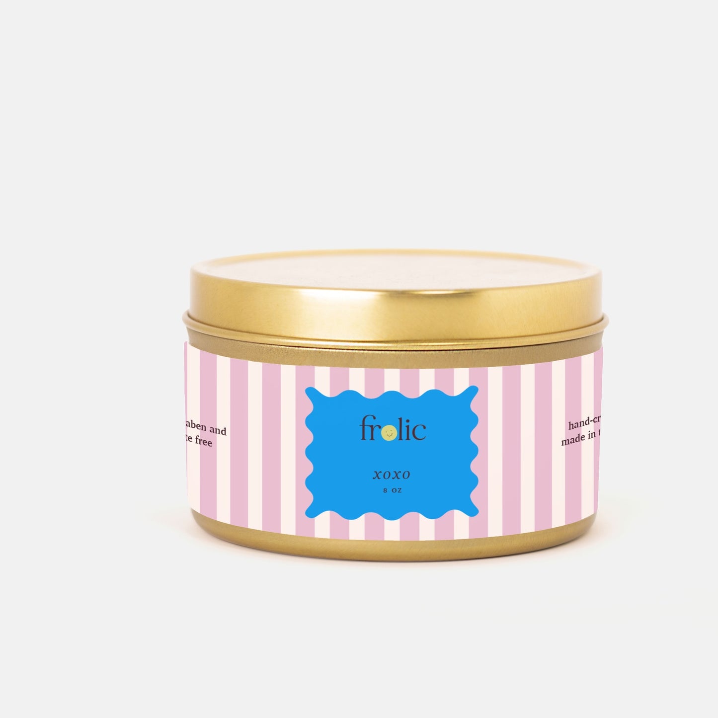 XOXO 8oz Strawberry Macaron Candle