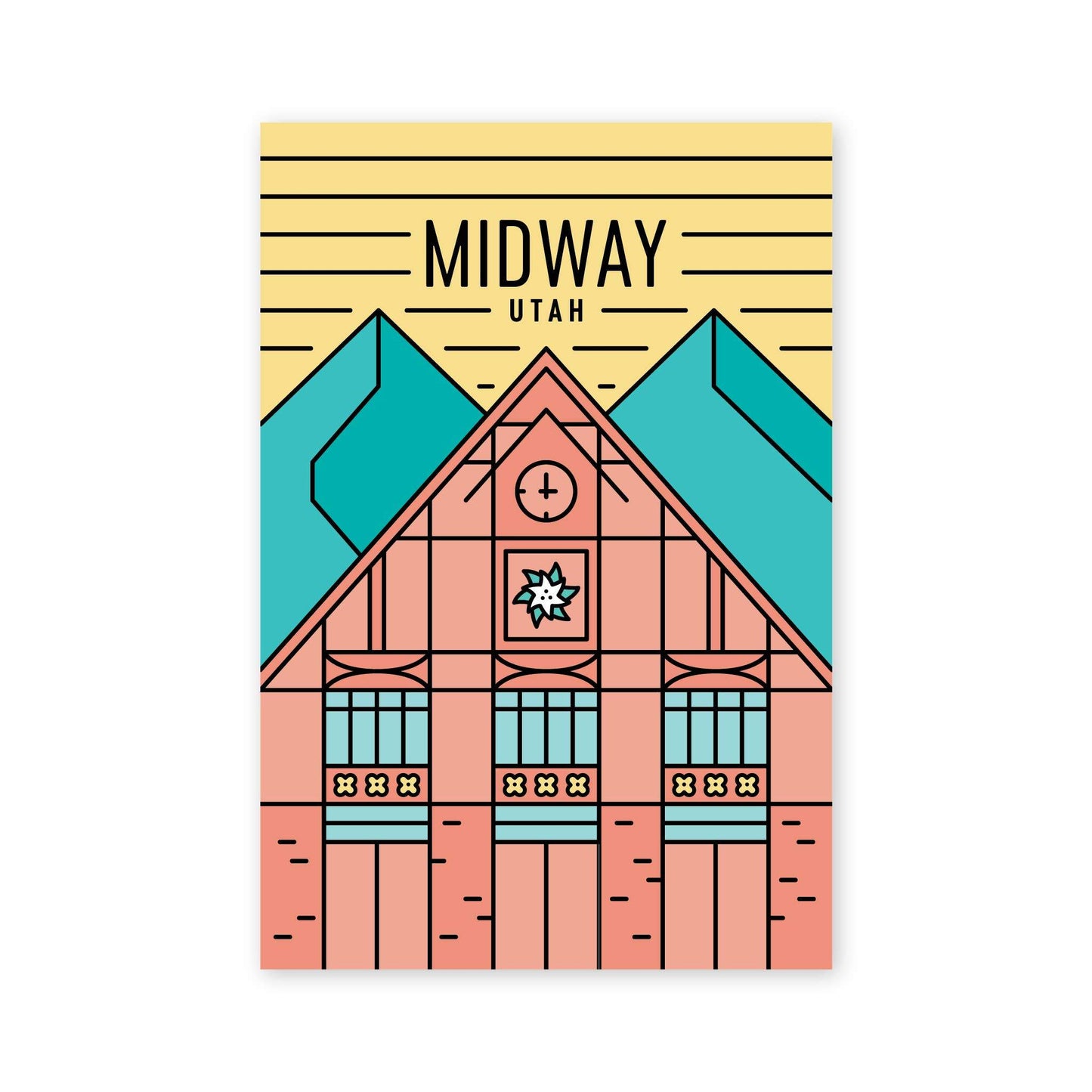 Midway Utah Postcard