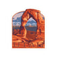 Utah - Delicate Arch Vinyl Die-cut Sticker - Indoor/Outdoor