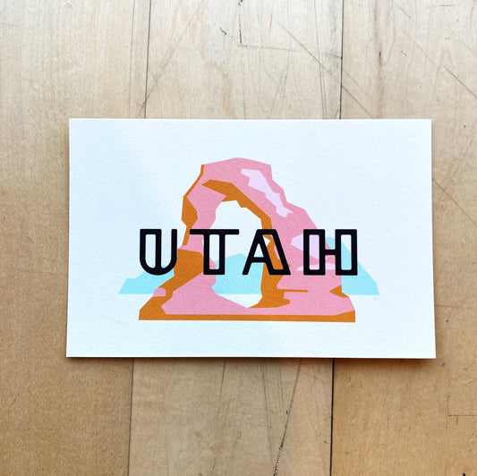 Utah Delicate Arch Post Card