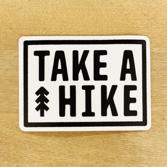 Take a Hike - Black Patch - Sticker