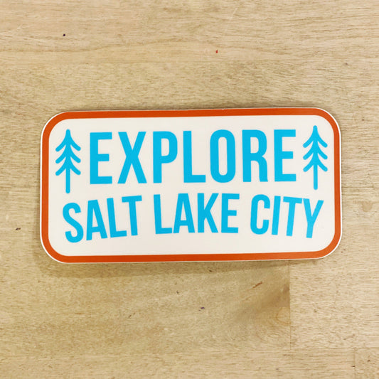 Explore Salt Lake City - Trees - Sticker