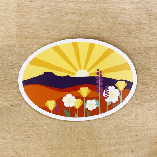 Desert Wildflowers - Sticker