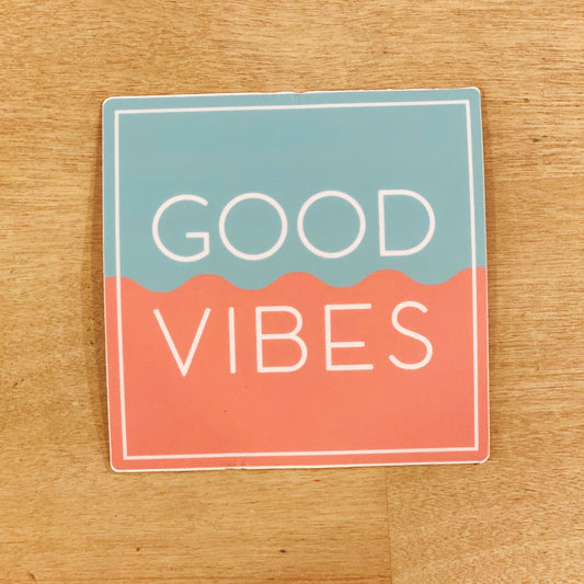 Good Vibes Wave - Sticker