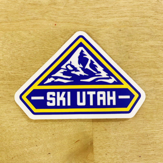 Ski Utah - Mountain Diamond - Sticker