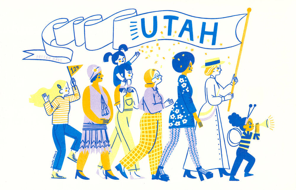 Utah Women Parade Print - 11X17