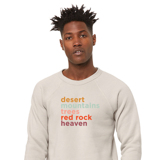 Desert to Mountains Heather Dust Unisex Sweatshirt